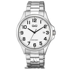 ساعت کیو اند کیو صفحه سفید Q&Q A480J204Y