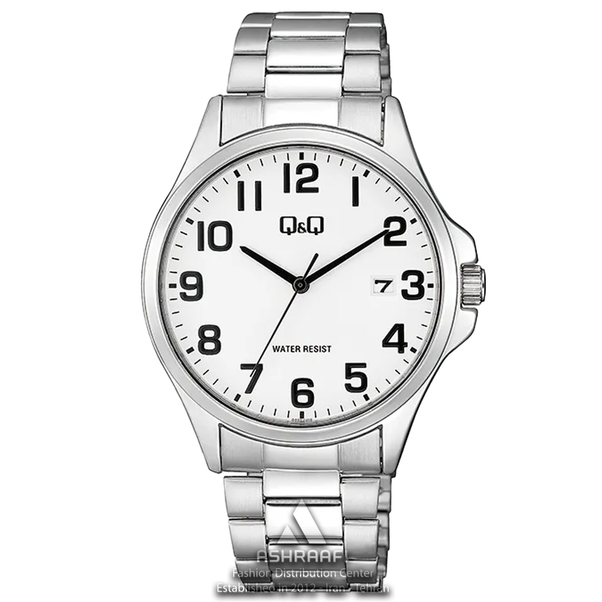 ساعت کیو اند کیو صفحه سفید Q&Q A480J204Y