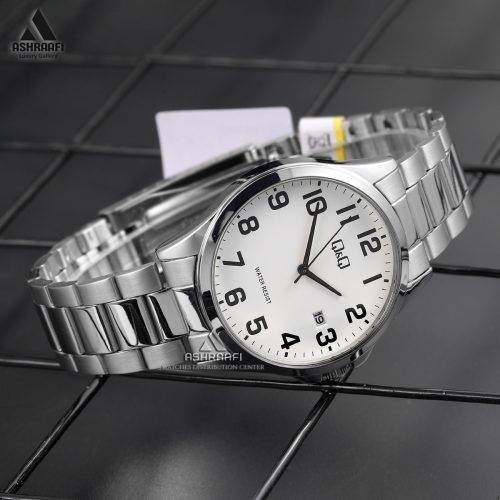 ساعت کیو اند کیو صفحه سفید Q&Q A480J204Y