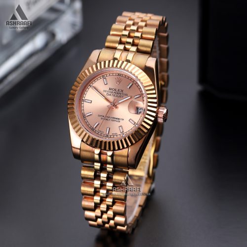 ساعت رولکس رزگلد Rolex Datejust-12