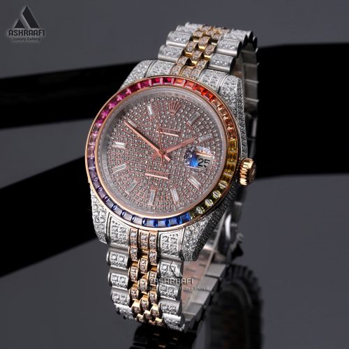 ساعت مردانه رولکس Rolex Datejust Full Diamond-FC10