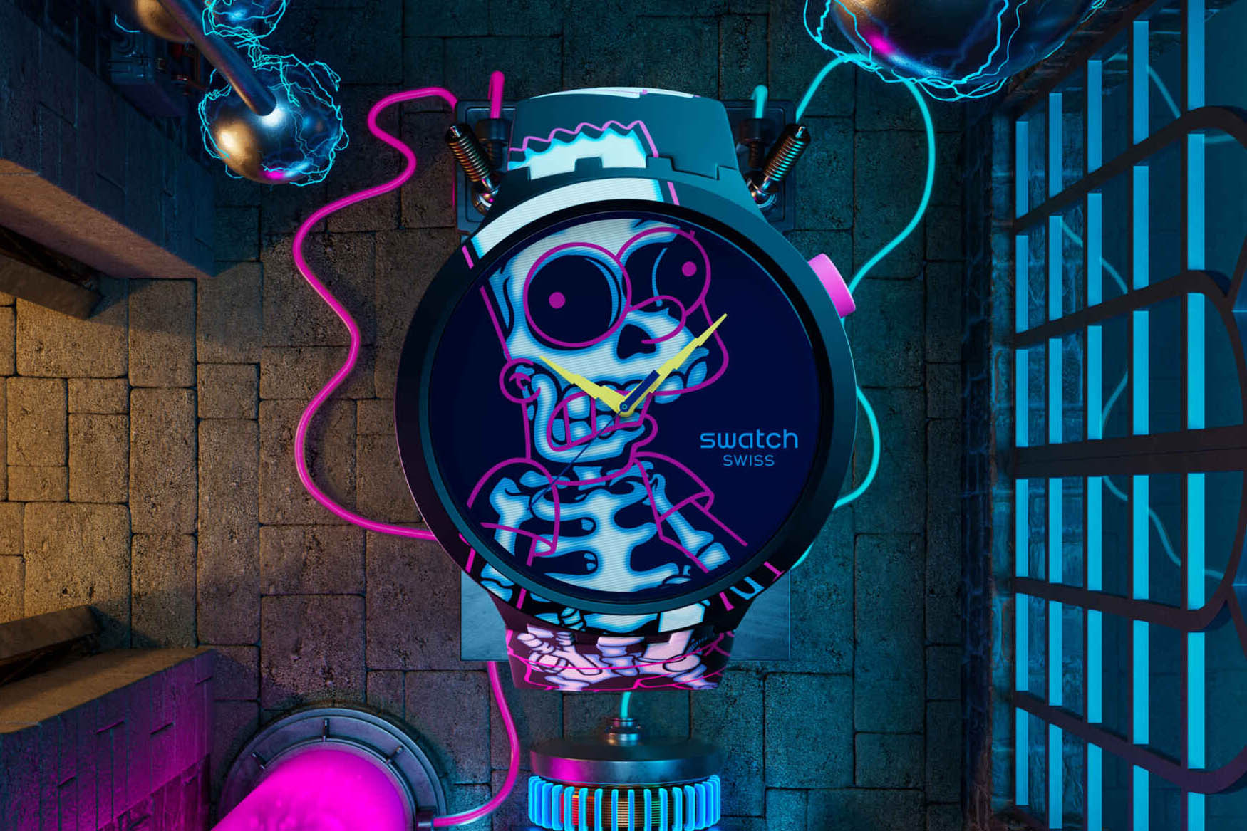 ساعت سواچ طرح سیمپسون ها