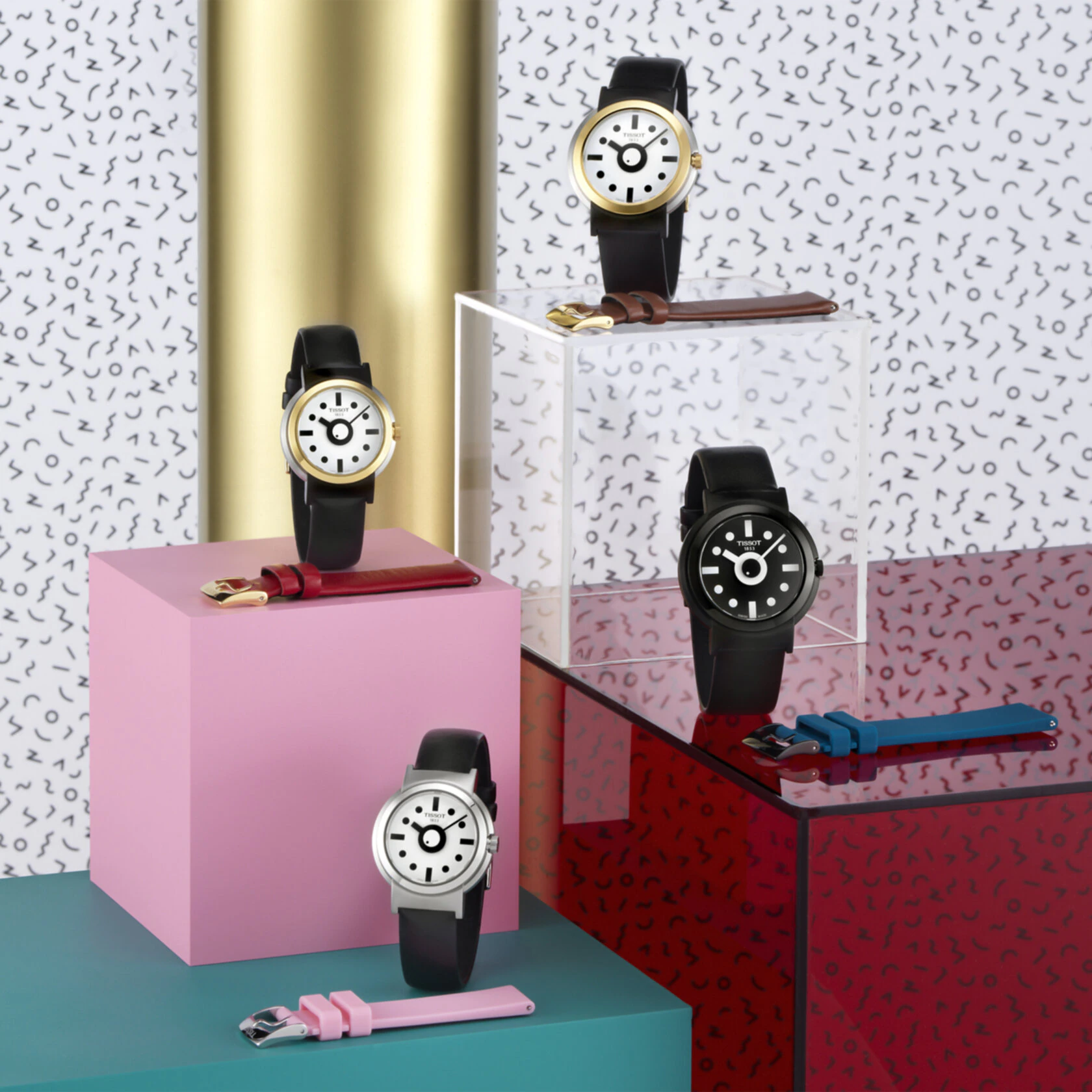 ساعت‌های تیسوت با طراحی خاص Memphis