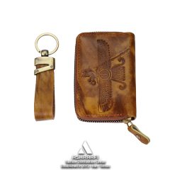 ست کیف پول و جاکلیدی چرم Wallet & Keychain Set-A02