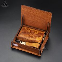 ست چرم مردانه Wallet & Keychain Set-A02