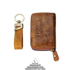 ست کیف پول و جاکلیدی مردانه Wallet & Keychain Set-A04