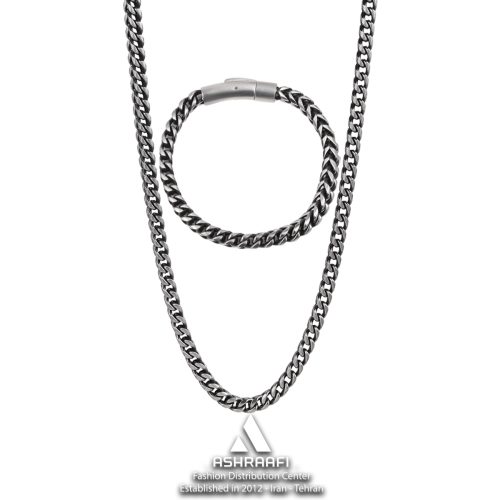 ست مردانه Necklace & Bracelet Chain SK1