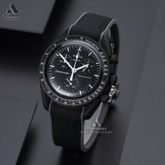 Omega-x-Swatch-Speedmaster-Mercury-2-44 ساعت مشکی بند پیو Omega x Swatch
