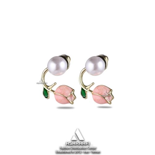 گوشواره زنانه Tulip Pearl Earrings PG