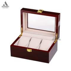 جعبه ساعت چوبی