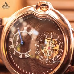 Cartier-Ballon-Bleu-3350-20 خرید ساعت بالن بلو صفحه قهوهای