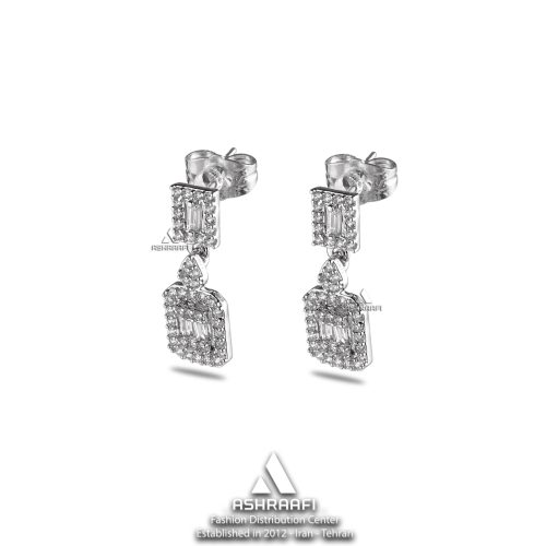 گوشواره زنانه Diamond Earrings S8