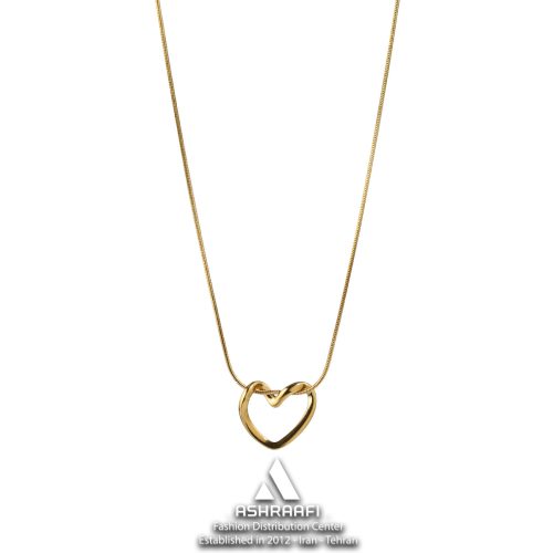 گردنبند زنانه Hollow Heart Necklace G1