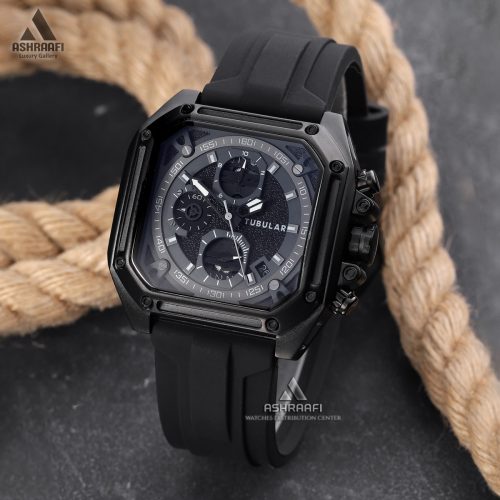 Tubular-TB5560-2K-03 ساعت توبولار مشکی Tubular TB5560-2K