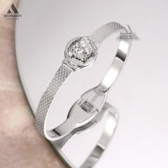 دستبند ورساچه نقره ای