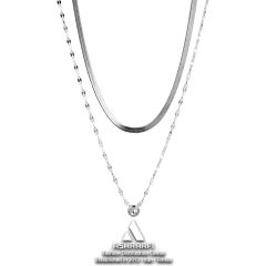 گردنبند زنانه نقره‌ای Women Necklace S03