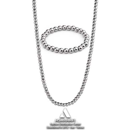 ست دستبند و گردنبند Ball Chain Necklace & Bracelet S1