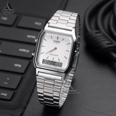 ساعت کاسیو بند استیل Casio AQ-230A-7D