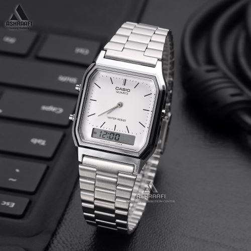 ساعت کاسیو بند استیل Casio AQ-230A-7D