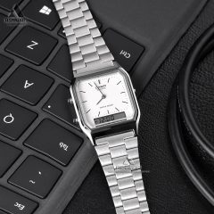 ساعت کاسیو صفحه سفید Casio AQ-230A-7D