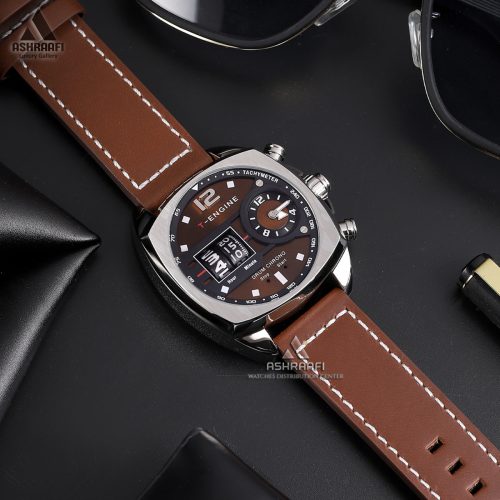 ساعت مردانه T-Engine Drum Chrono 3939-BS