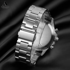 T-Engine-Drum-Chrono-3940-SB-03 ساعت تی انجین بند استیل T-Engine Drum Chrono 3940-SB