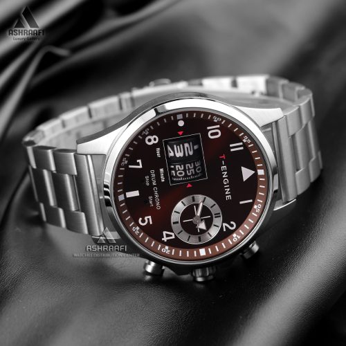 ساعت تی انجین درام کورنو T-Engine Drum Chrono 3940-SR