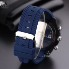 T-Engine-Drum-Chrono-3943-BKW-04 ساعت تی انجین بند سیلیکونی T-Engine Drum Chrono 3943-BKW