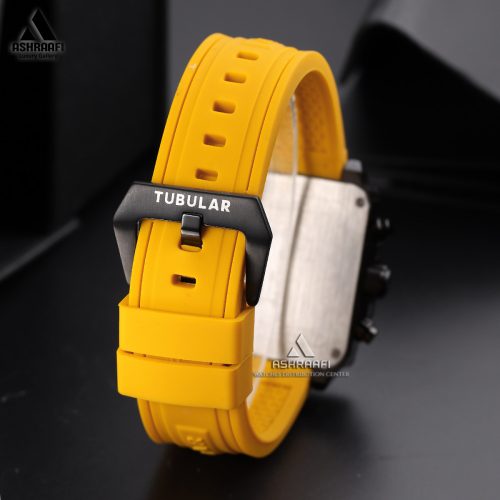 Tubular-TB5605YK-03 ساعت توبولار بند سیلیکونی Tubular TB5605YK