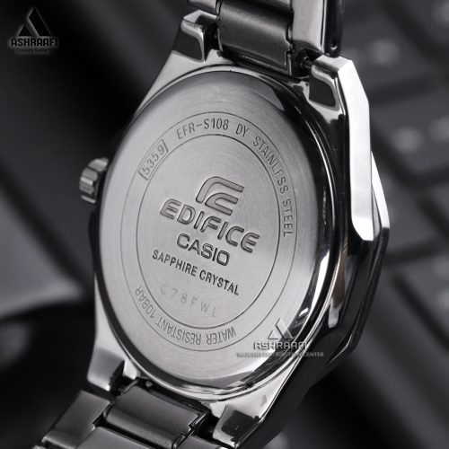 درب پشت ساعت کاسیو اصل Casio Edifice EFR-S108D-1AVUDF