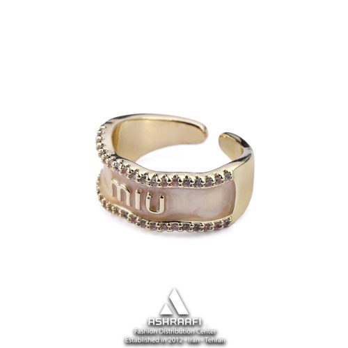 انگشتر زنانه میو میو Miu Miu Shell Ring W01