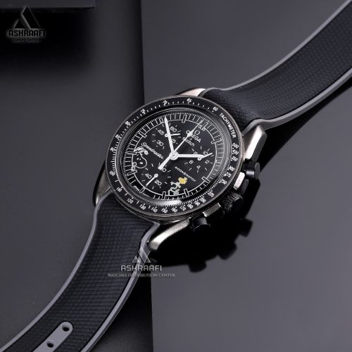 Omega x Swatch Snoopy-03-05 ساعت امگا سواچ مشکی