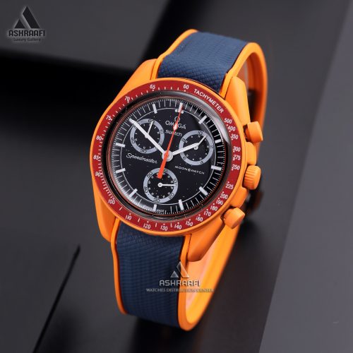 Omega x Swatch Speedmaster Earth-02-02 ساعت زنانه و مردانه Omega x Swatch Speedmaster Earth-02