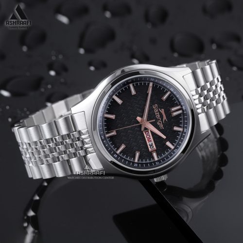 خرید ساعت اسلازنجر صفحه مشکی Slazenger SL.09.2573.1.350