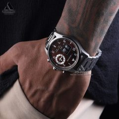 ساعت بند استیل تی انجین T-Engine Drum Chrono 3940-SR