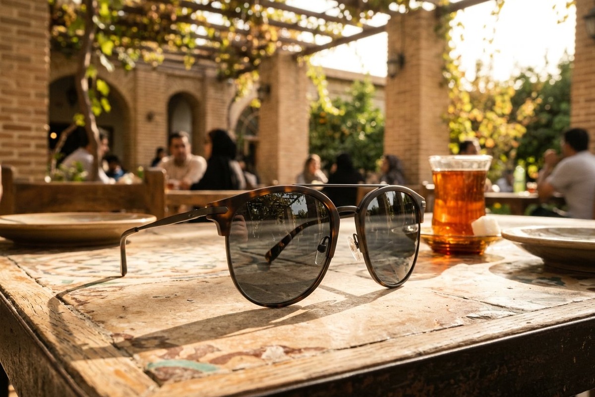 عینک آفتابی UV400 برای محافظت چشم در برابر نور خورشید