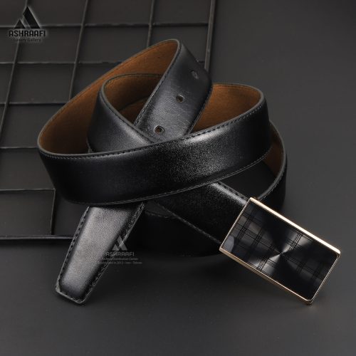 Leather-Belt-BL168-04 کمربند مردانه مشکی