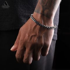 دستبند مردانه استیل