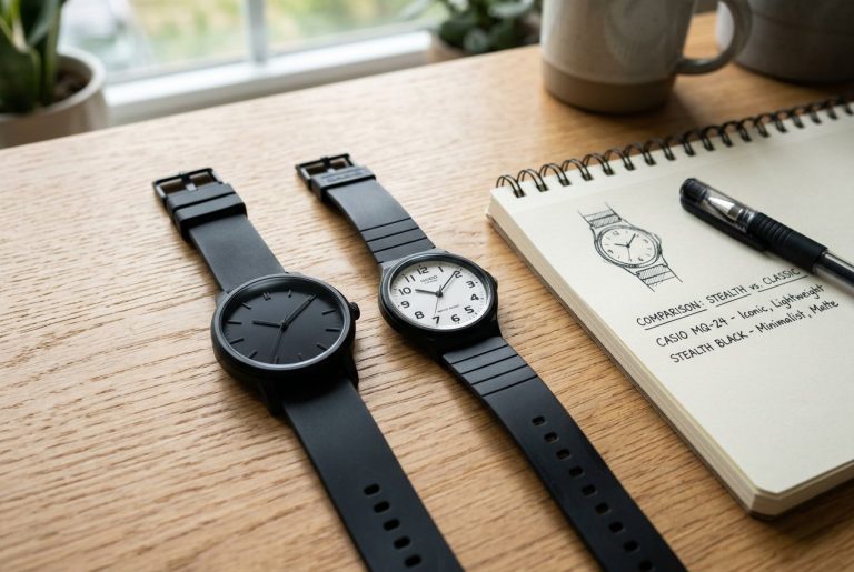 Black Watch یا Casio MQ-24؛ دو مسیر برای خرید ساعت ساده و سبک؛ راهنمای جامع مقایسه، استایل و ارزش خرید