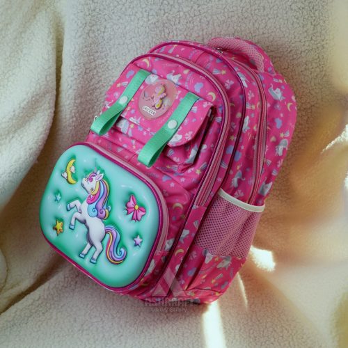 Backpack-A31-02 کوله پشتی دخترانه طرح یونیکورن