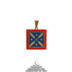 آویز میناکاری Derafsh Kaviani Enamel Pendant G01