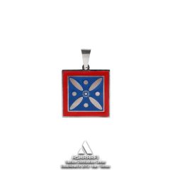 آویز درفش کاویانی Derafsh Kaviani Enamel Pendant S01