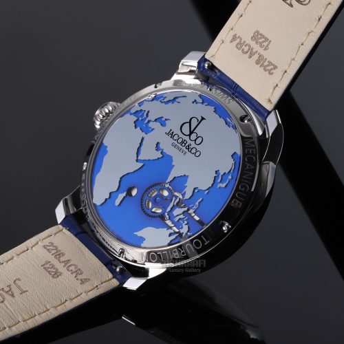 Jacob-&-Co-Time-Zone-Automatic-Z-BS-04 ساعت بند چرمی جیکوب اند کو