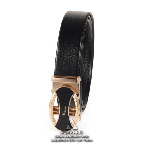 Leather-Ratchet-Belt-BL186-01 کمربند مردانه Leather Ratchet Belt BL186