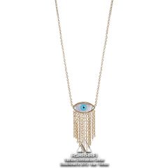 گردنبند چشم نظر Evil Eye Chain Fringe Necklace G