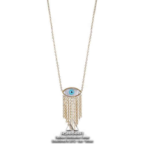 گردنبند چشم نظر Evil Eye Chain Fringe Necklace G