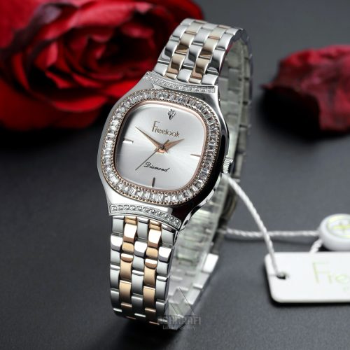 Freelook-FL.1.10528-5-02 ساعت مچی زنانه نگین دار Freelook FL.1.10528-5