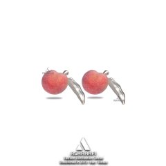 گوشواره دخترانه طرح هلو Fuzzy Peach Earrings