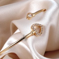 دستبند النگویی قلب
