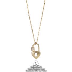 گردنبند طرح قلب قفلی Heart Padlock Necklace G